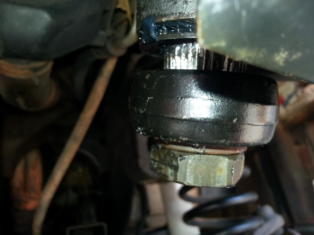 Stuck returning to stock pitman arm... Jeep Enthusiast Forums